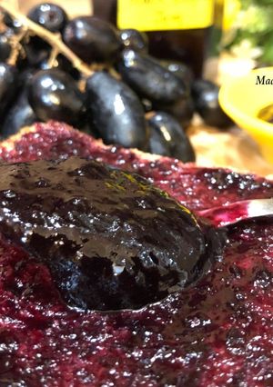 A picture of Black Grapes Jam – No Pectin Jam Recipe.