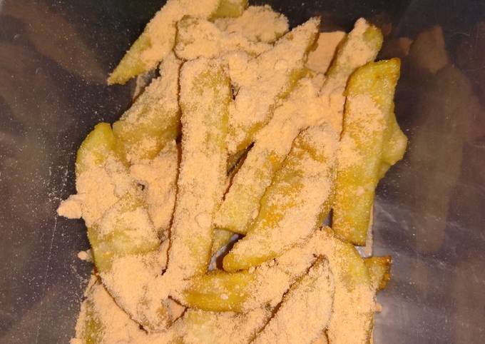 Resep Kentang goreng crispy ala abang2 yang Bisa Manjain Lidah