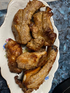 Una foto de Costillas asadas Cookpad en freidora de aire