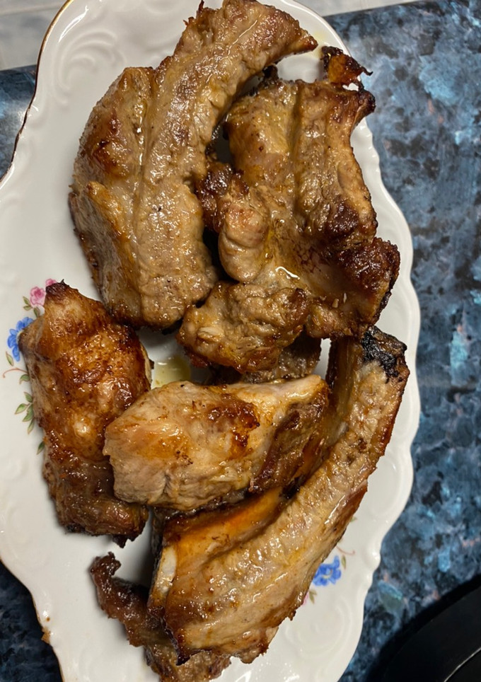 Una foto de Costillas asadas Cookpad en freidora de aire