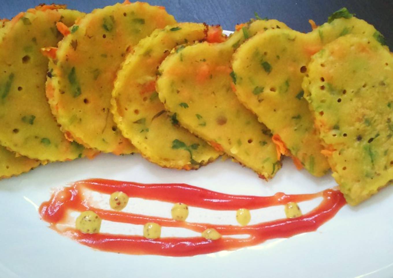 Recipe of Quick Dal pancakes with leftover dal