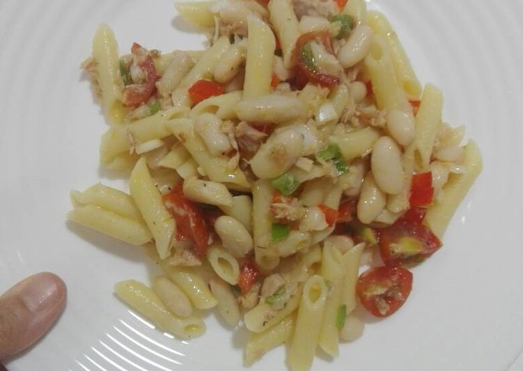 Ensalada legumbres y pasta