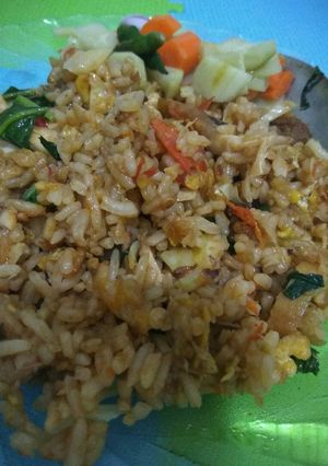 Foto resep Nasi goreng sambal 😁