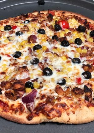 A picture of Panner Tikka Pizza.