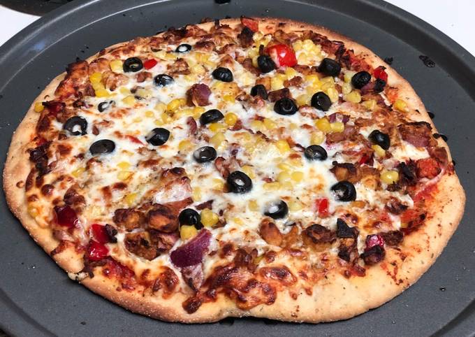 Recipe of Homemade Panner Tikka Pizza