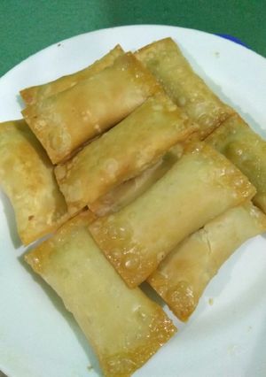 Foto resep Pangsit goreng isi tahu ayam