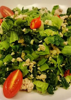雪裡紅炒肉末 的食譜成品照片