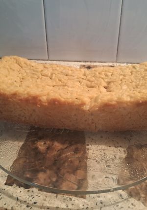 Una foto de Budín de arroz exprés