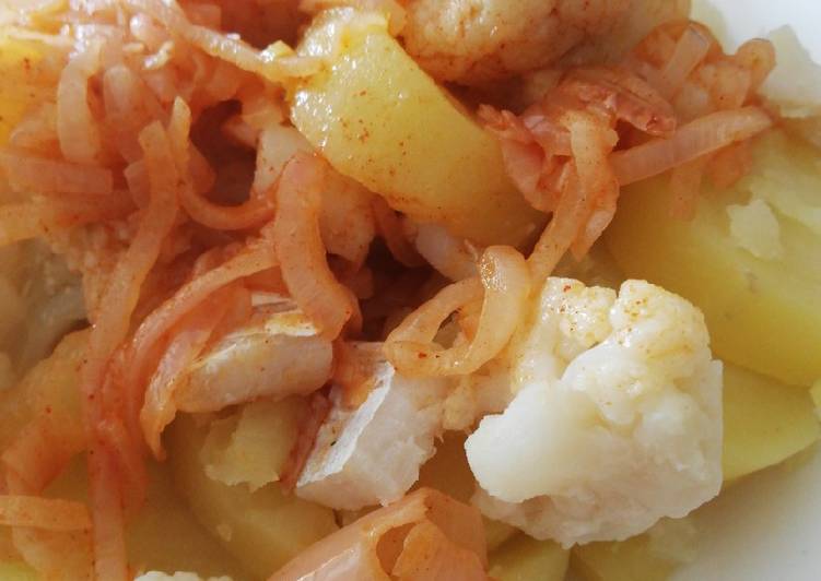 Bacalao a la gallega con patatas