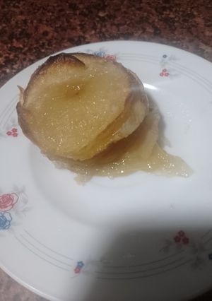 Una foto de Milhojas manzana