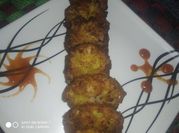 A picture of semolina kabab