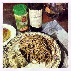Spicy Sardine Pasta A picture of Spicy Sardine Pasta.