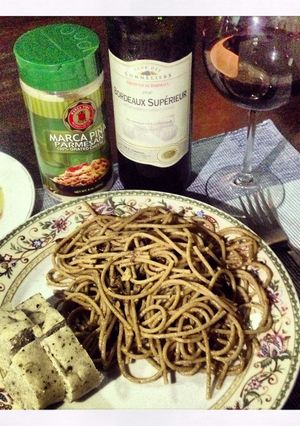 A picture of Spicy Sardine Pasta.