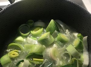 Una foto de Crema de Puerros