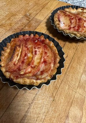 Une photo de Tartelettes aux pommes express à l'air fryer