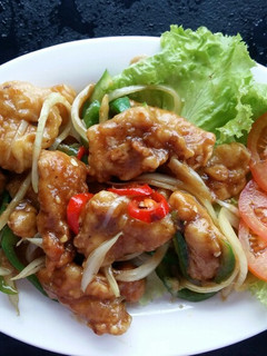 Foto resep Ayam Goreng Tepung Saos Lada Hitam