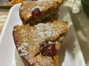 A picture of eggless coffee cake