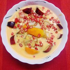A picture of Fruit custard.