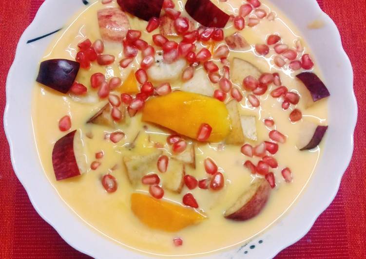 Fruit custard