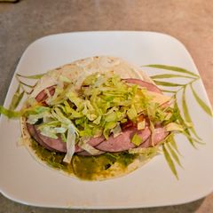 A picture of Turkey bacon wrap.