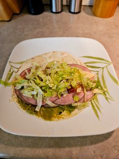 A picture of Turkey bacon wrap.