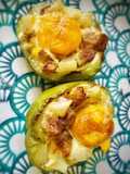 Chayotes rellenos (en airfryer)