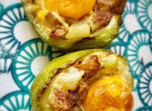 Foto principal de Chayotes rellenos (en airfryer)