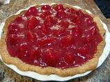 Strawberry Custard Pie