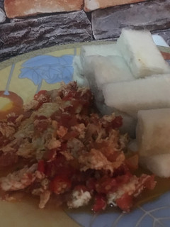 A picture of Yam Egg sauce.