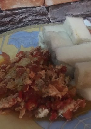 A picture of Yam Egg sauce.