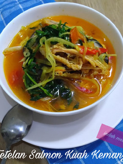 Foto resep Tetelan Salmon Kuah Kemangi