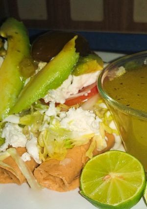 A picture of Chicken Flautas (Tacos Dorados).