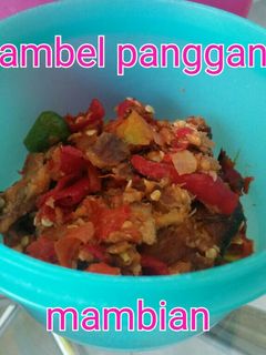 Foto resep Sambel Panggang (ikan asap)