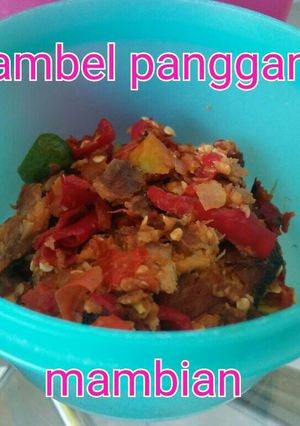 Foto resep Sambel Panggang (ikan asap)