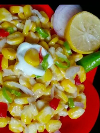 Simple Way Make Recipe Spicy creamy sweet corn salad that is Really Delicious, Can Spoil the Tongue}