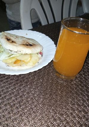 صورة لوصفة خبز طاجين محشي لذيذ 😋 بزاف