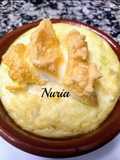 Soufflé de coliflor y puerro