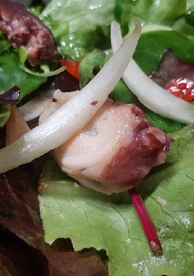 Una foto de Ensalada de pulpo