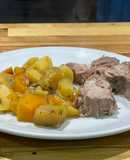 Bondiola de cerdo al horno