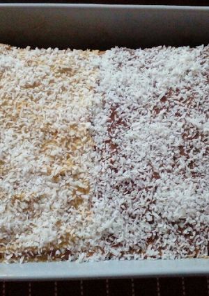 Una foto de Torta de galletas vainilla helada