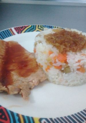 Una foto de Lomo de cerdo en salsa agridulce
