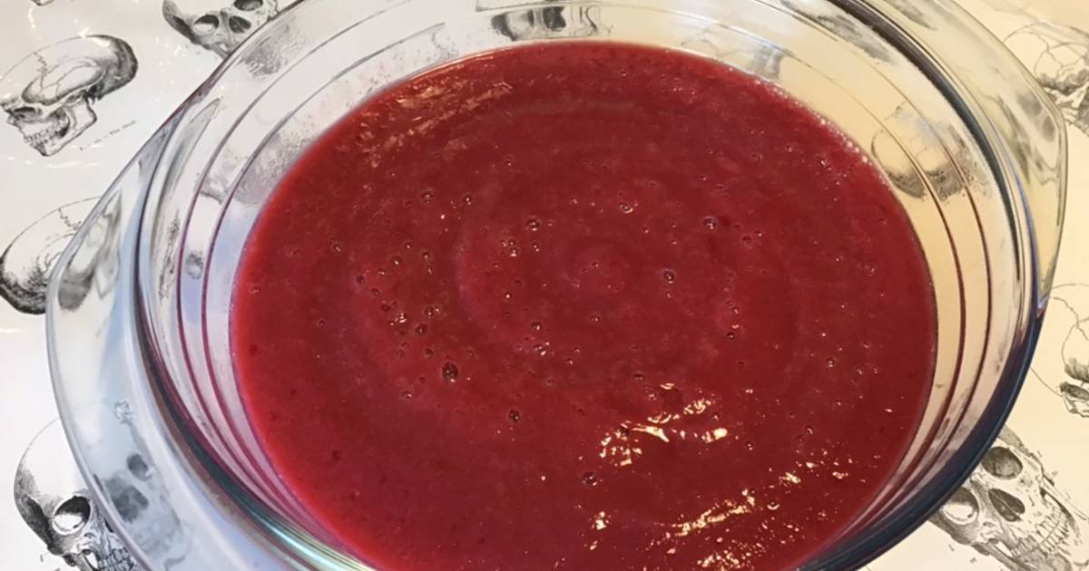 Compote de pêches de vigne à l'orange sanguine de Mila Skull Cookpad