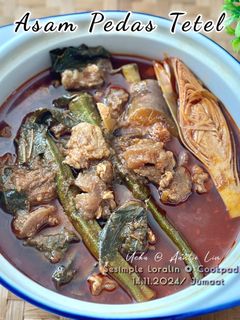 Gambar Asam Pedas Tumis Daging Tetel