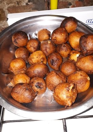 Una foto de Buñuelos con bananas