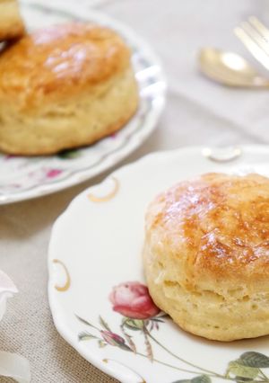 原味酵母司康Scone (無泡打粉版) 的食譜成品照片