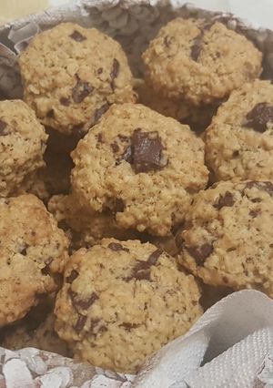 Zabkeksz csokoládédarabkákkal recept fotója