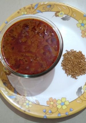 வெந்தய காரக் குழம்பு (Vendhaya Kara kuzhambu recipe in Tamil) செய்முறை முக்கிய புகைப்படம்