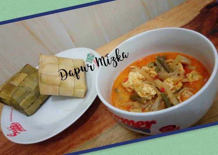 Resep Ketupat sayur manisah Anti Gagal