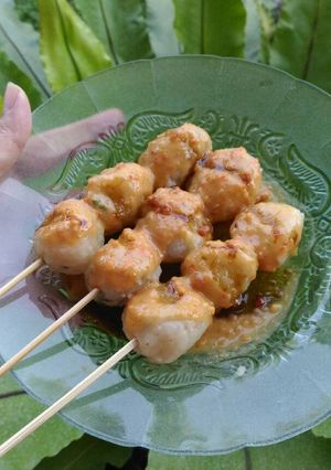 Foto resep Cilok feat sambel pecel khas madiun 😁