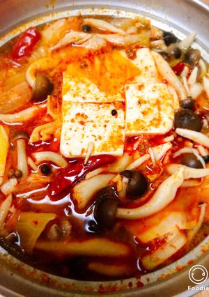 Una foto de Hot pot (火鍋) en mi casa
